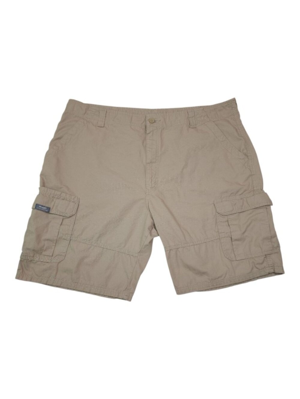 Wrangler Mens Cargo Shorts Khaki Size 42 100% Cotton Machine Washable - Picture 8 of 8